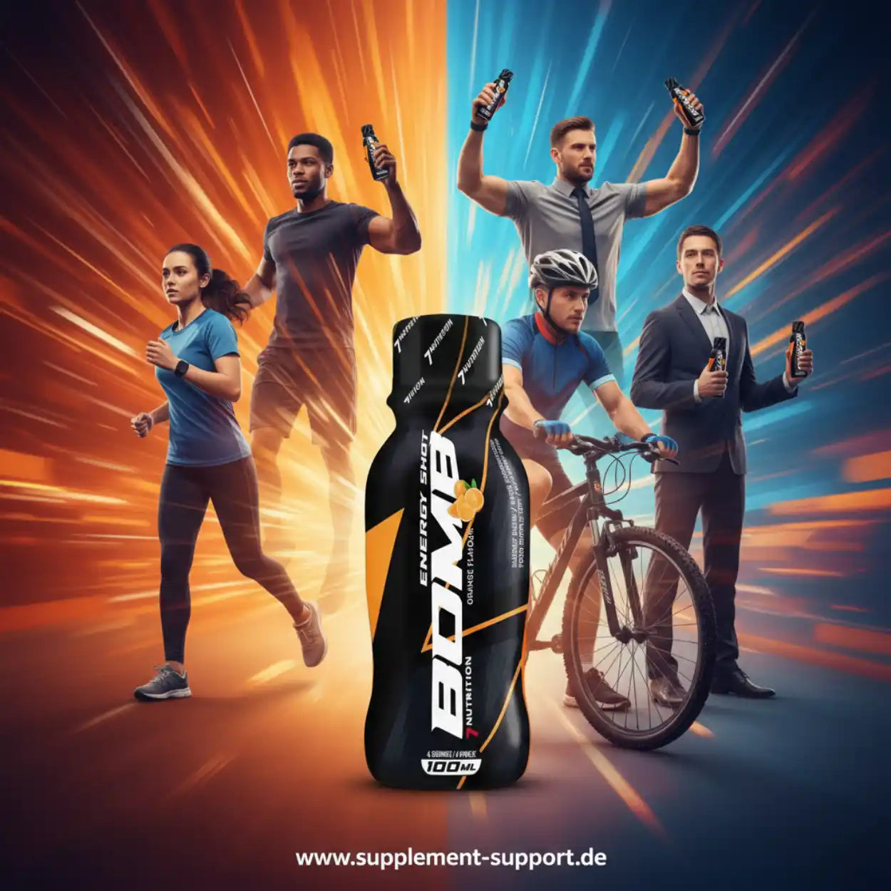 7Nutrition Bomb Energy Pre Workout Booster Shot 100ml