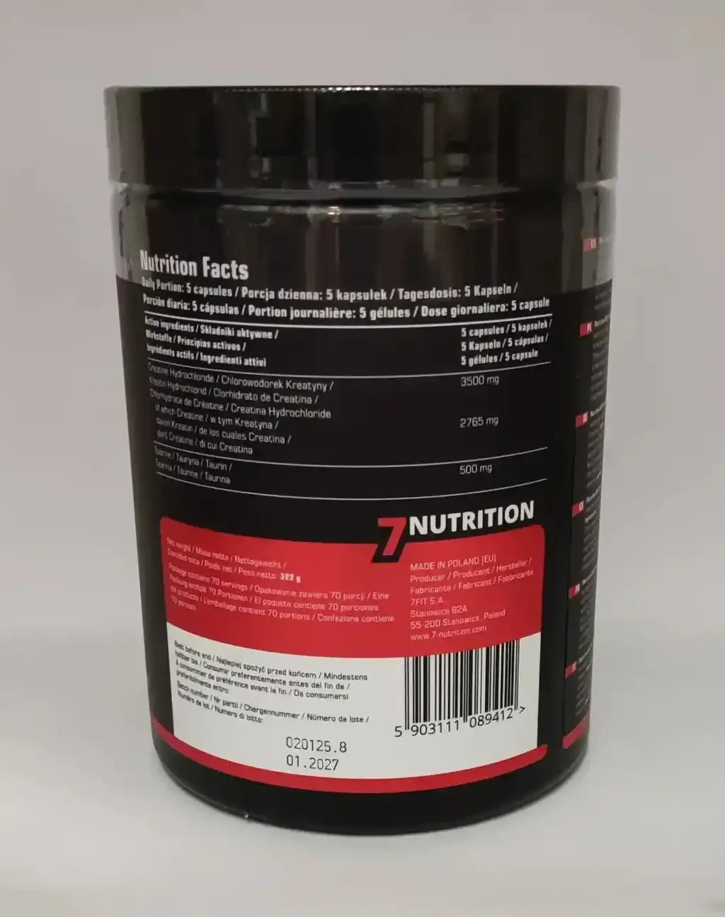 7nutrition-creatin-hcl-350-kapseln-supplement-support-2 - Supplement Support