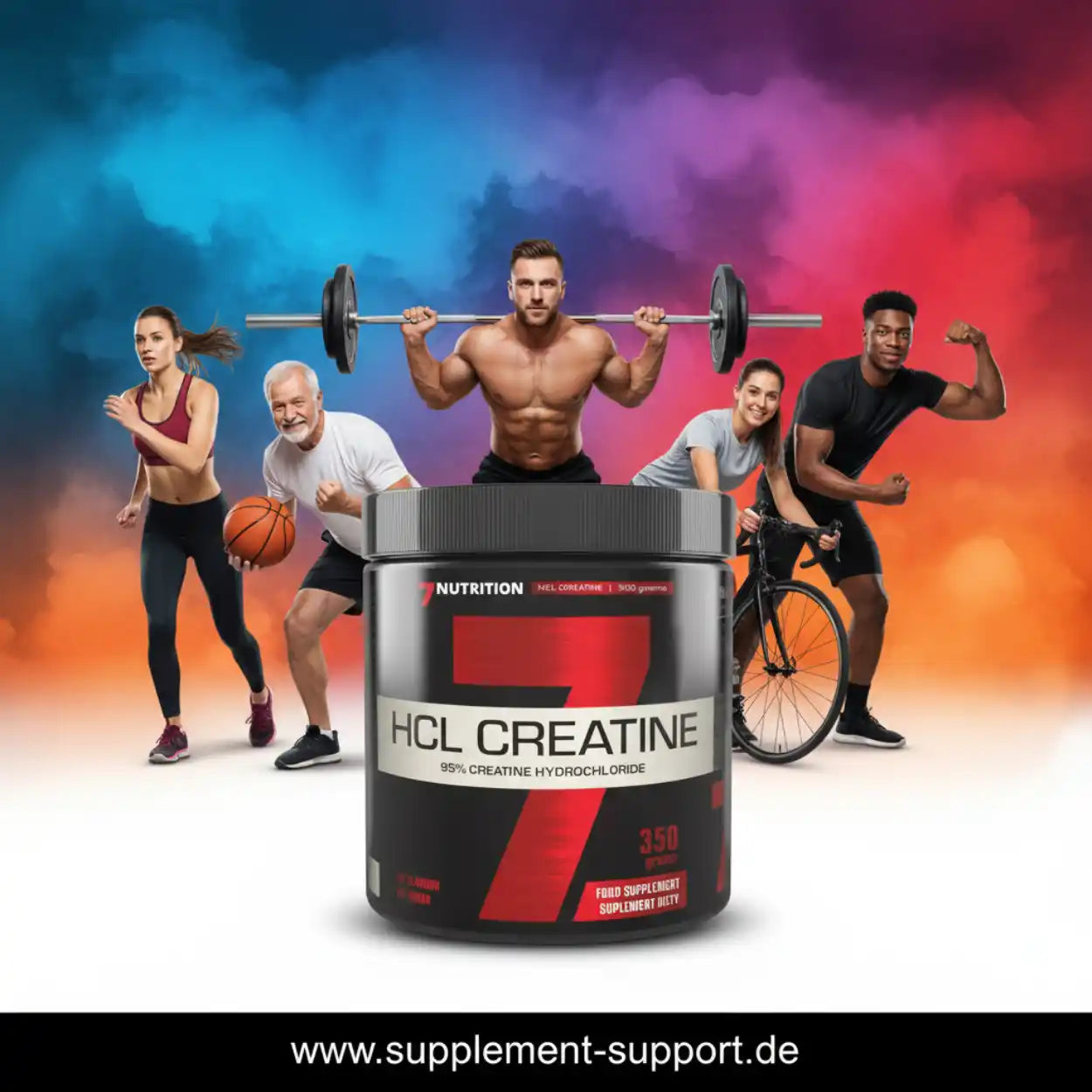 7Nutrition Creatine HCL 350g powder