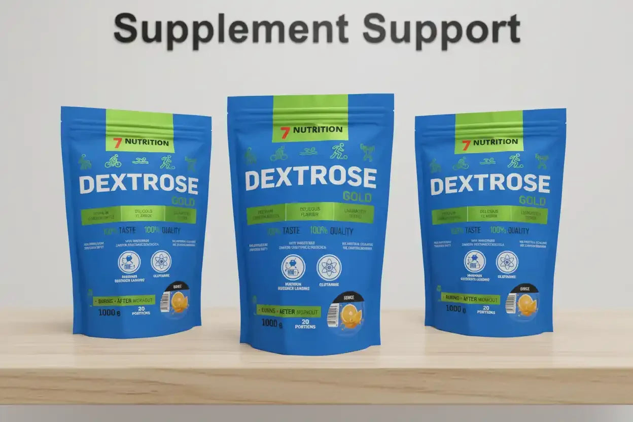 Dextrose Gold von 7 Nutrition – hochwertige Sportnahrung für Training & Recovery, 1000g Beutel