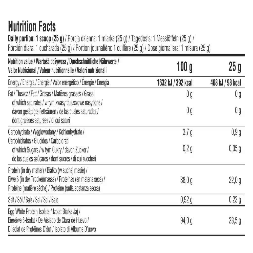 7Nutrition Egg Protein Isolate 500g - Supplement Support