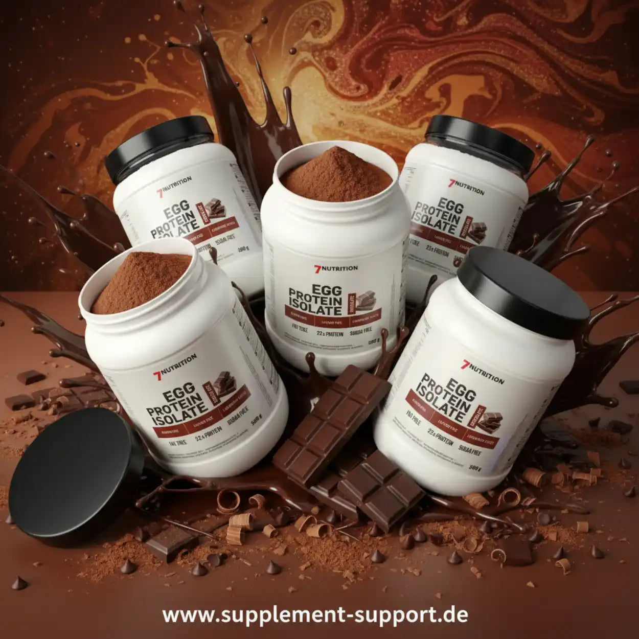 Isolat de protéines d'œuf 7Nutrition 500 g