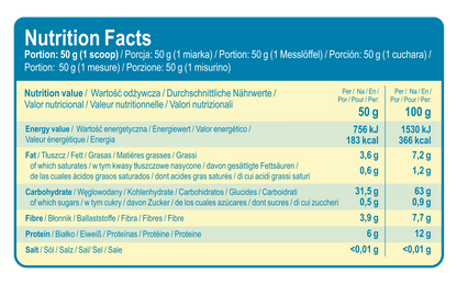 7Nutrition Instant Oats - 1000g - Supplement Support