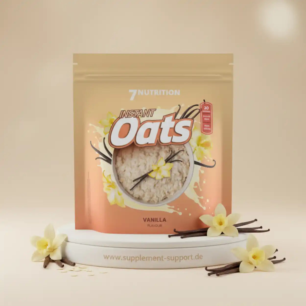 7Nutrition Instant Oats - 1000g - Supplement Support