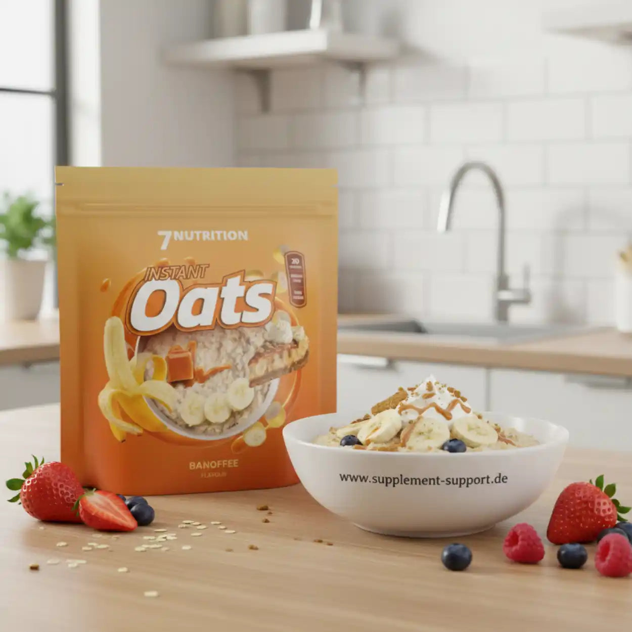 7Nutrition Instant Oats - 1000g - Supplement Support