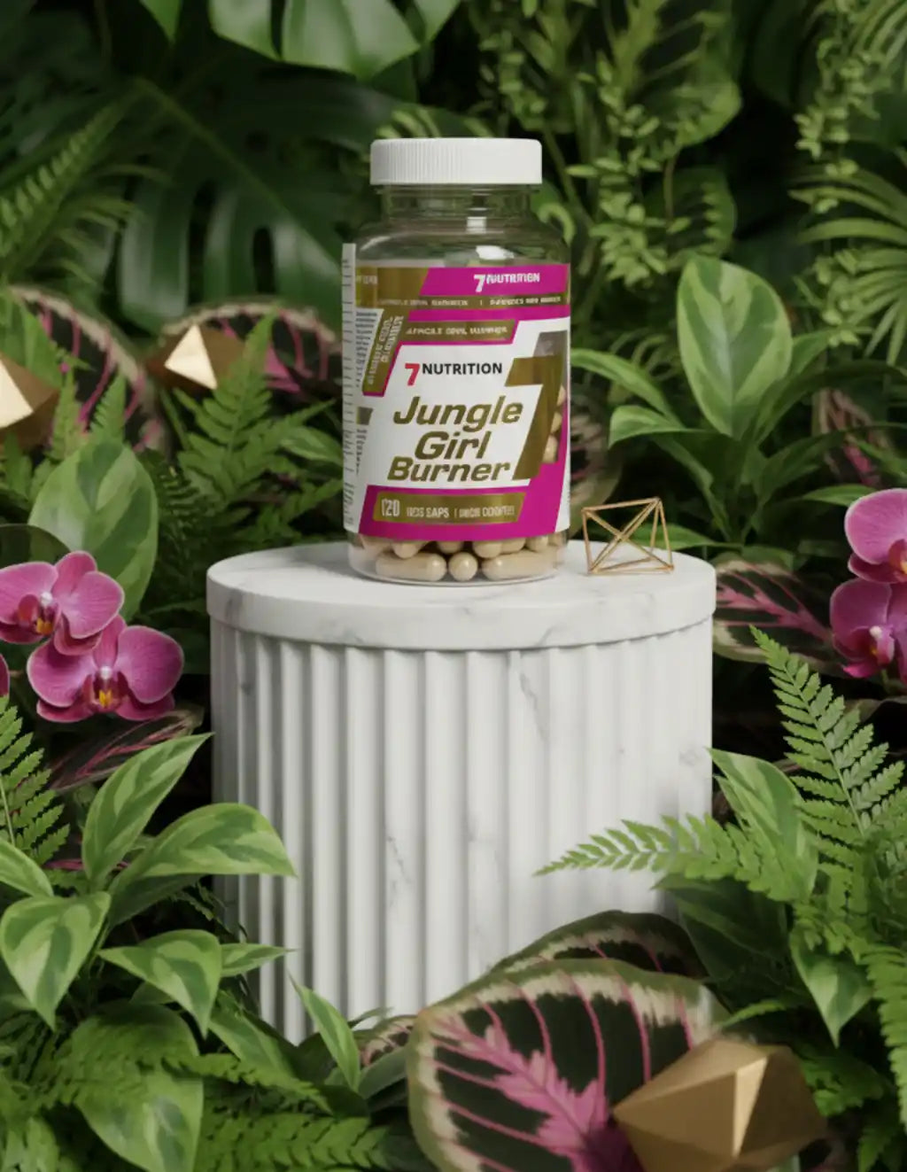 7Nutrition Jungle Girl Burner für Frauen 120 Kapseln - Supplement Support