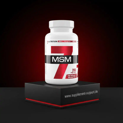 7Nutrition MSM, 200 capsules de 750 mg chacune