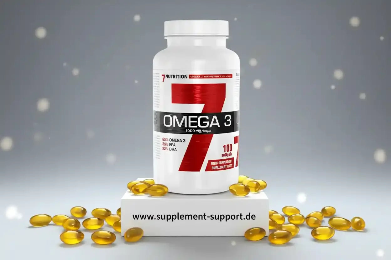 Omega-3-Kapseln 1000 mg, 100 Softgels – Nahrungsergänzung mit EPA & DHA für Gesundheit und Fitness