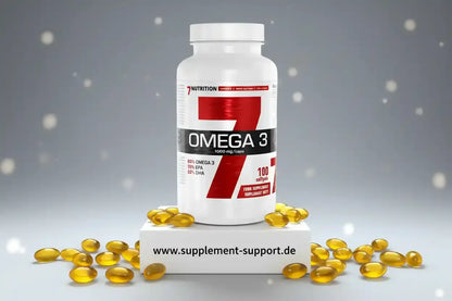 Omega-3-Kapseln 1000 mg, 100 Softgels – Nahrungsergänzung mit EPA & DHA für Gesundheit und Fitness