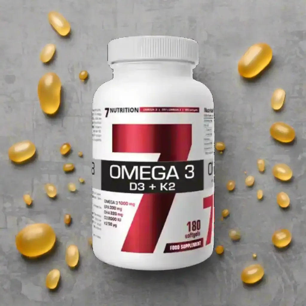 7Nutrition OMEGA 3 D3 + K2 180 softgels - Supplement Support