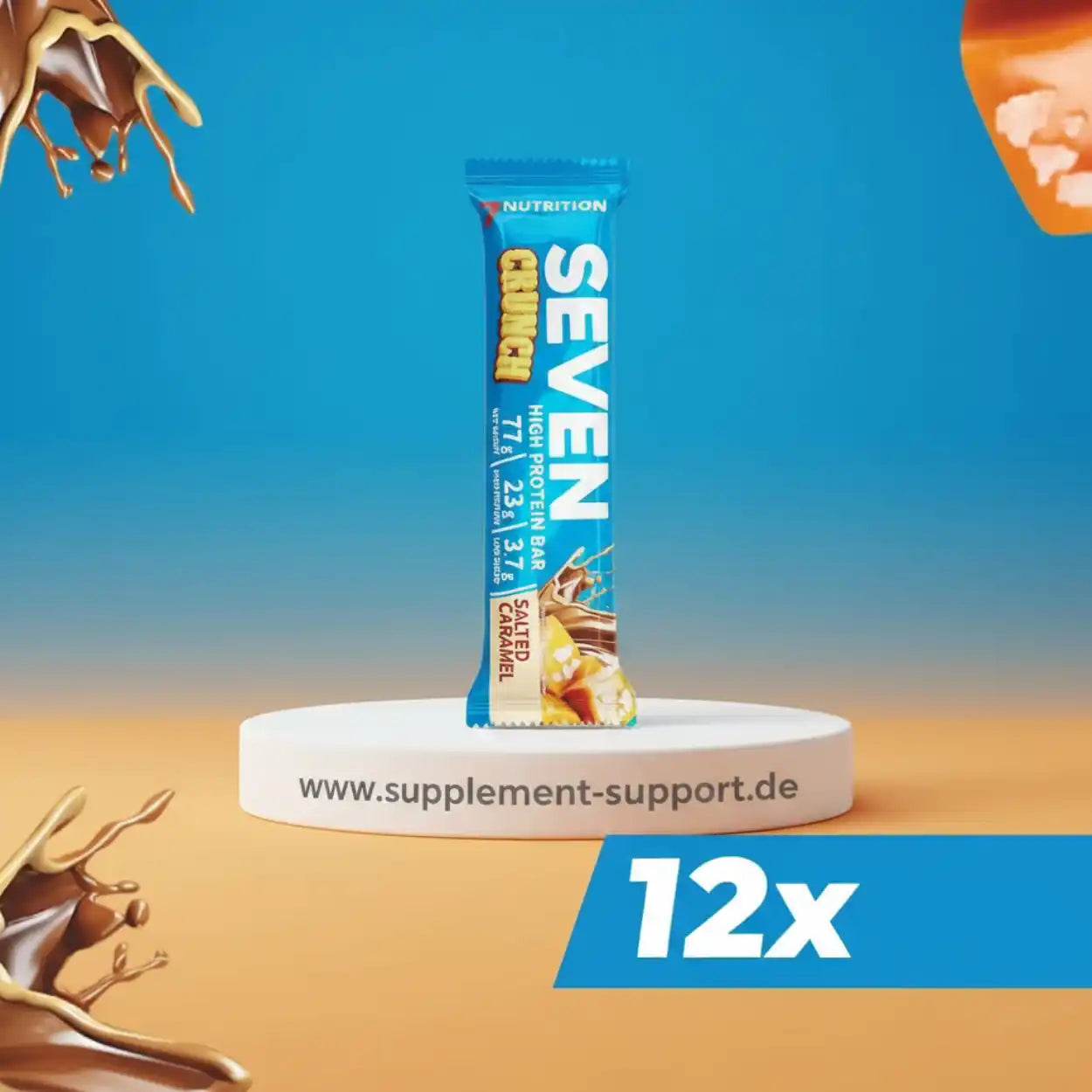 7NUTRITION SEVEN CRUNCH HIGH PROTEIN BAR 12x77g