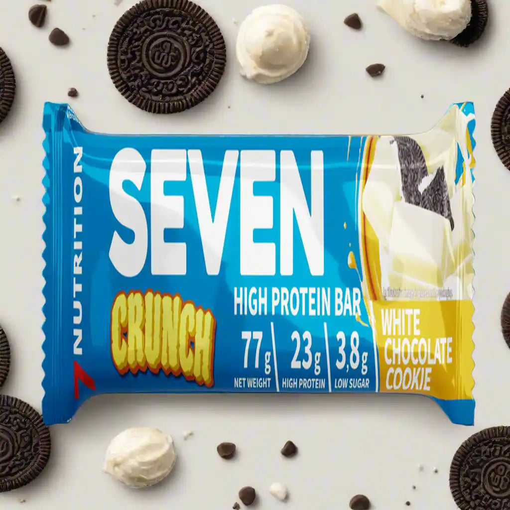 7NUTRITION SEVEN CRUNCH HIGH PROTEIN BAR 77g - Supplement Support