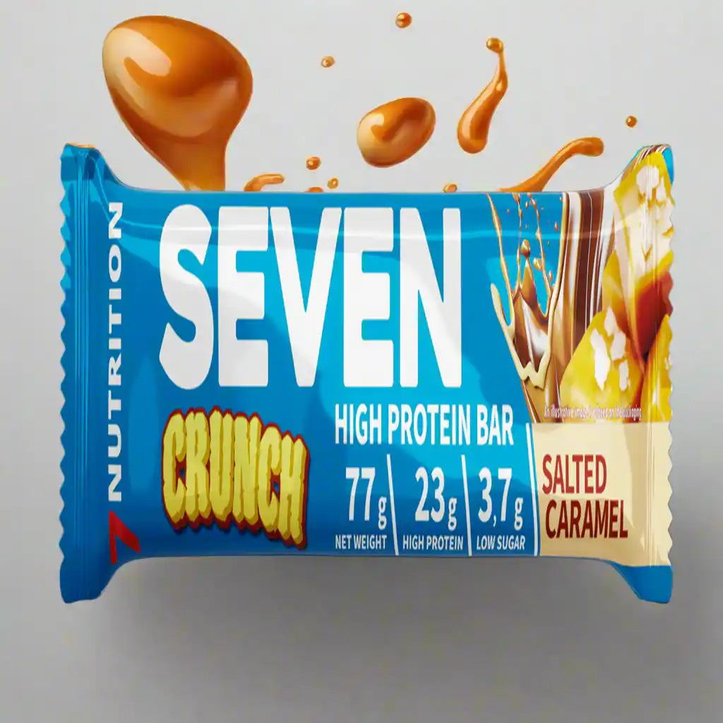 7NUTRITION SEVEN CRUNCH HIGH PROTEIN BAR 77g - Supplement Support