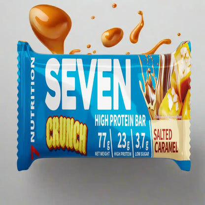 7NUTRITION SEVEN CRUNCH HIGH PROTEIN BAR 77g - Supplement Support