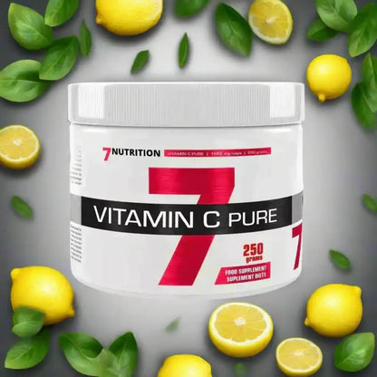 7Nutrition Vitamin C Pulver 100% Ascorbinsäure 250g - Supplement Support