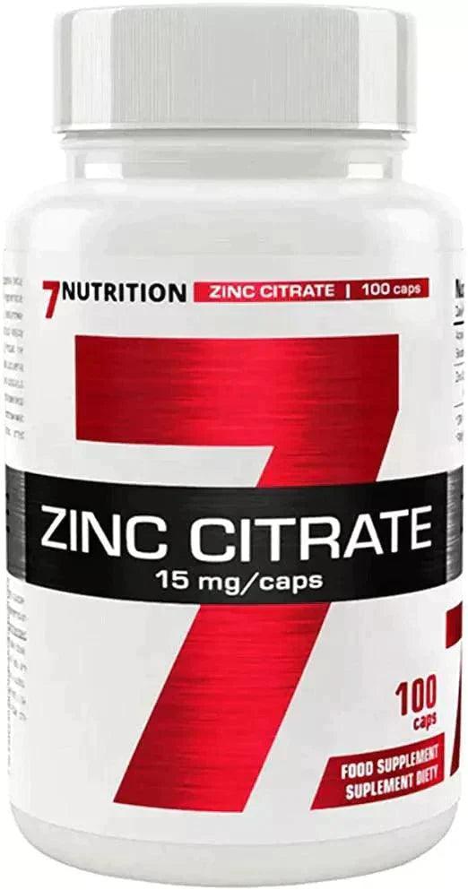 7Nutrition Zinc Citrat 100 Vegan Caps a´15mg - Supplement Support