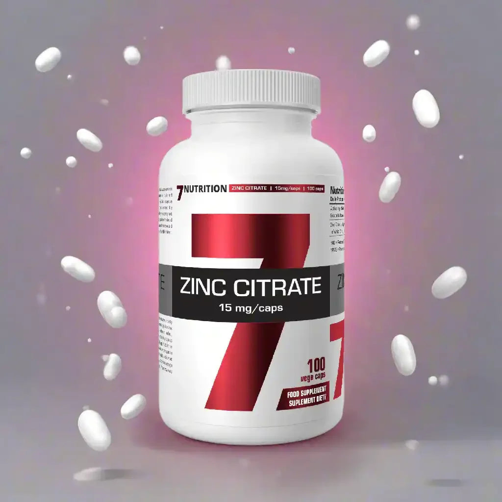 7Nutrition Zinc Citrat 100 Vegan Kapseln a´15mg - Supplement Support