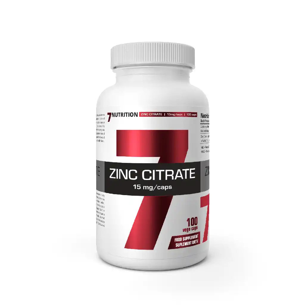 7Nutrition Zinc Citrat 100 Vegan Kapseln a´15mg - Supplement Support