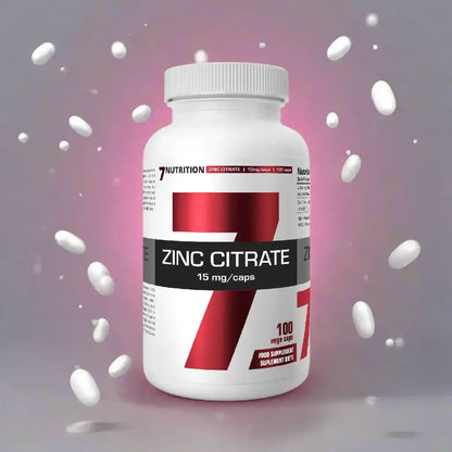 7Nutrition Zinc Citrat 100 Vegan Kapseln a´15mg - Supplement Support