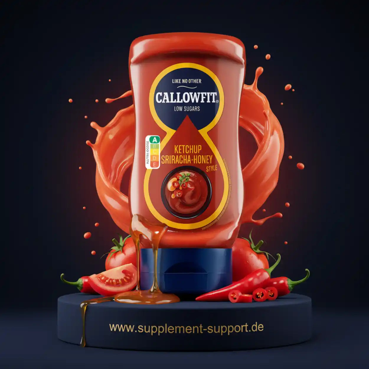 Sauces Callowfit 300ml Sucrées et Salées