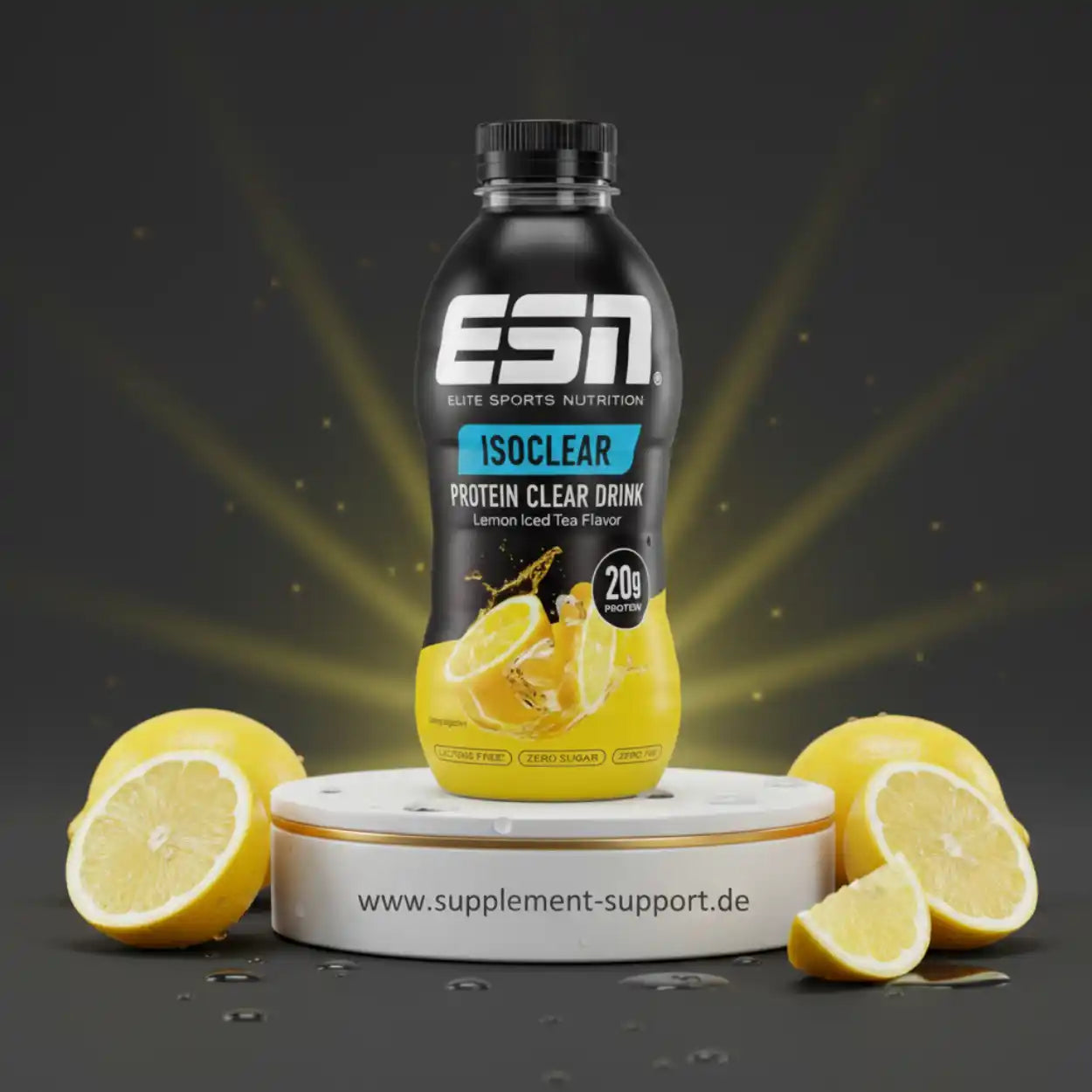 Boisson claire protéinée ESN ISOCLEAR, 500 ml incl. dépôt