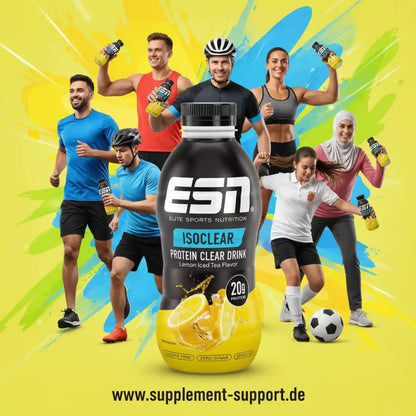 Boisson claire protéinée ESN ISOCLEAR, 500 ml incl. dépôt