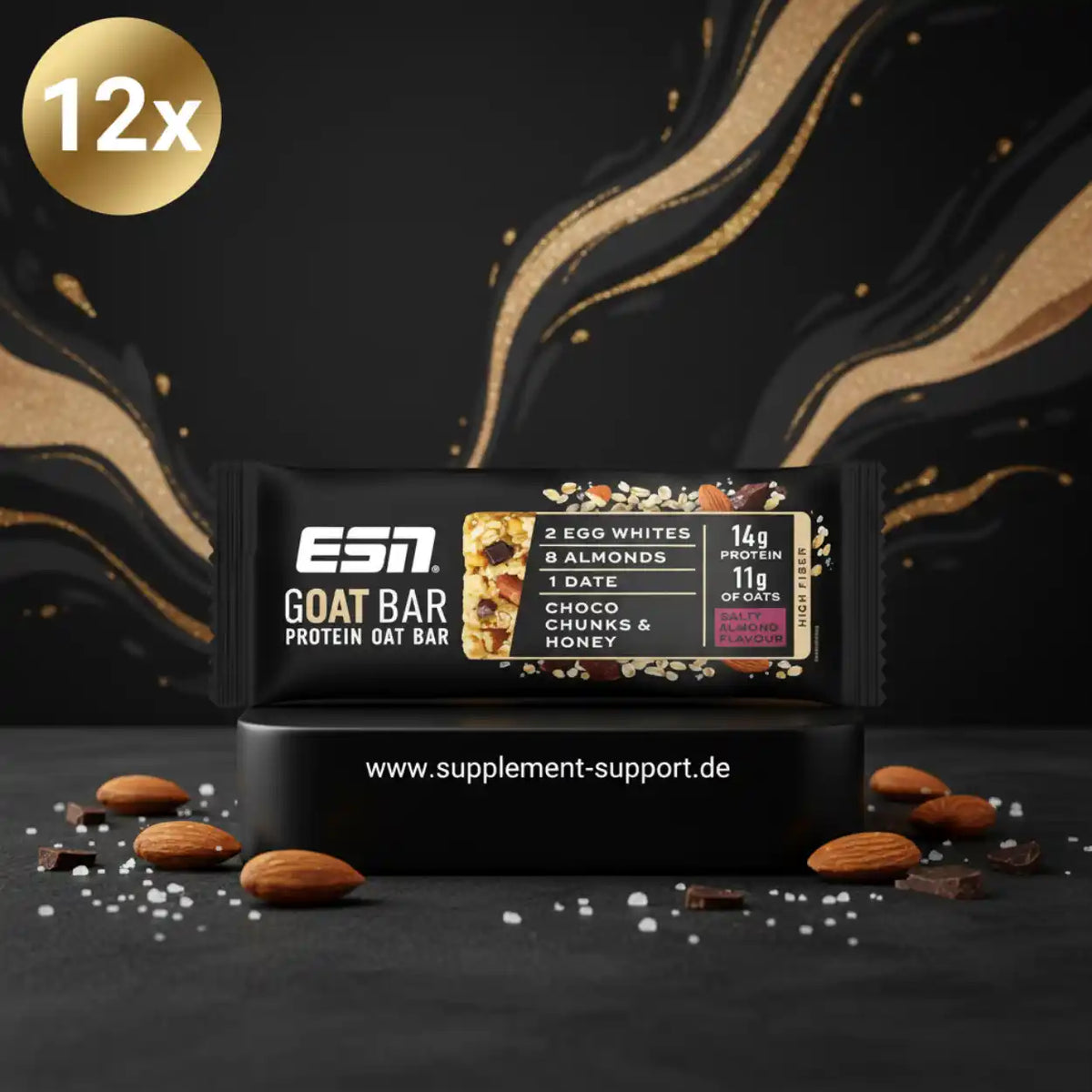 ESN Protein GOAT Oat Bar 12x55g