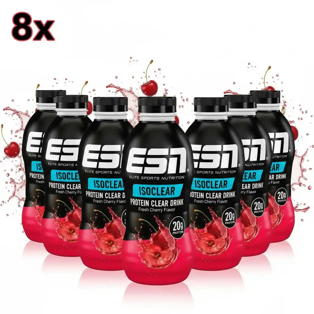 ESN ISOCLEAR Protein Clear Drink, 8 x 500 ml incl. deposit