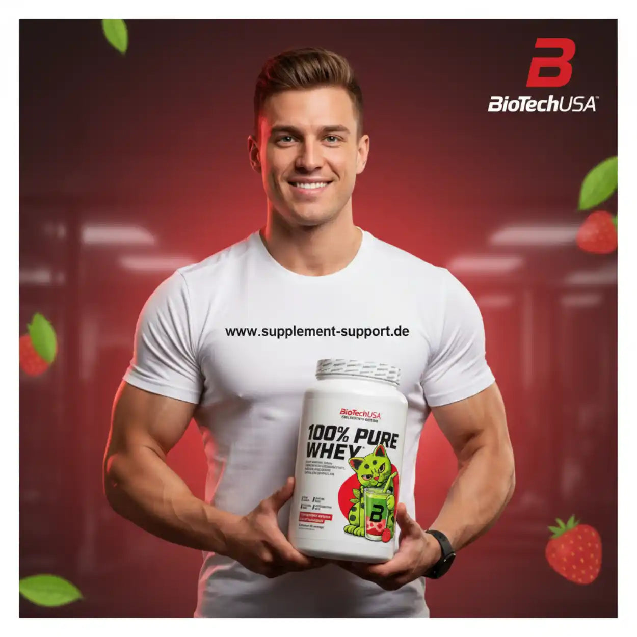 100% Pure Whey Protein Pulver 900g