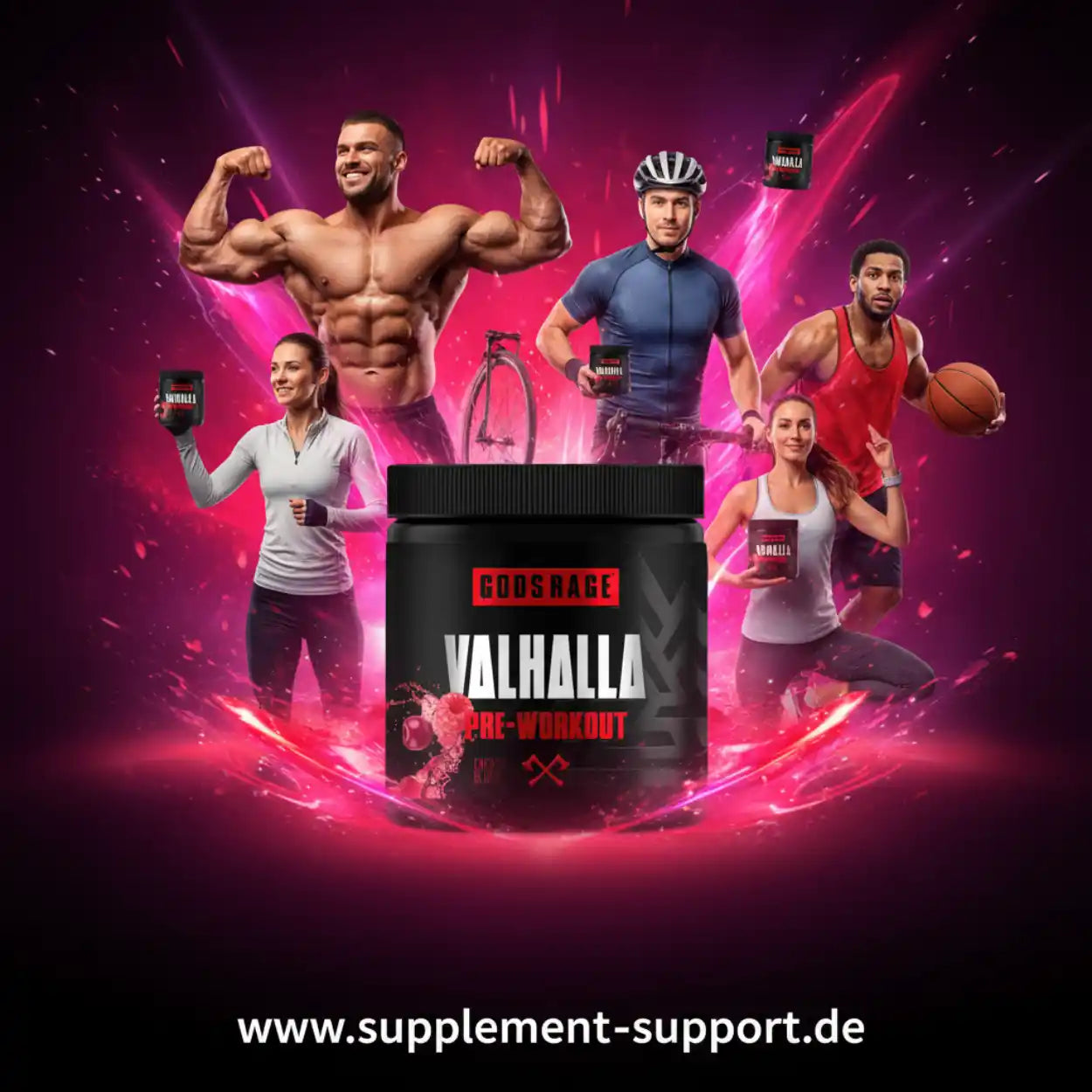 VALHALLA Pre-Workout Booster 400g