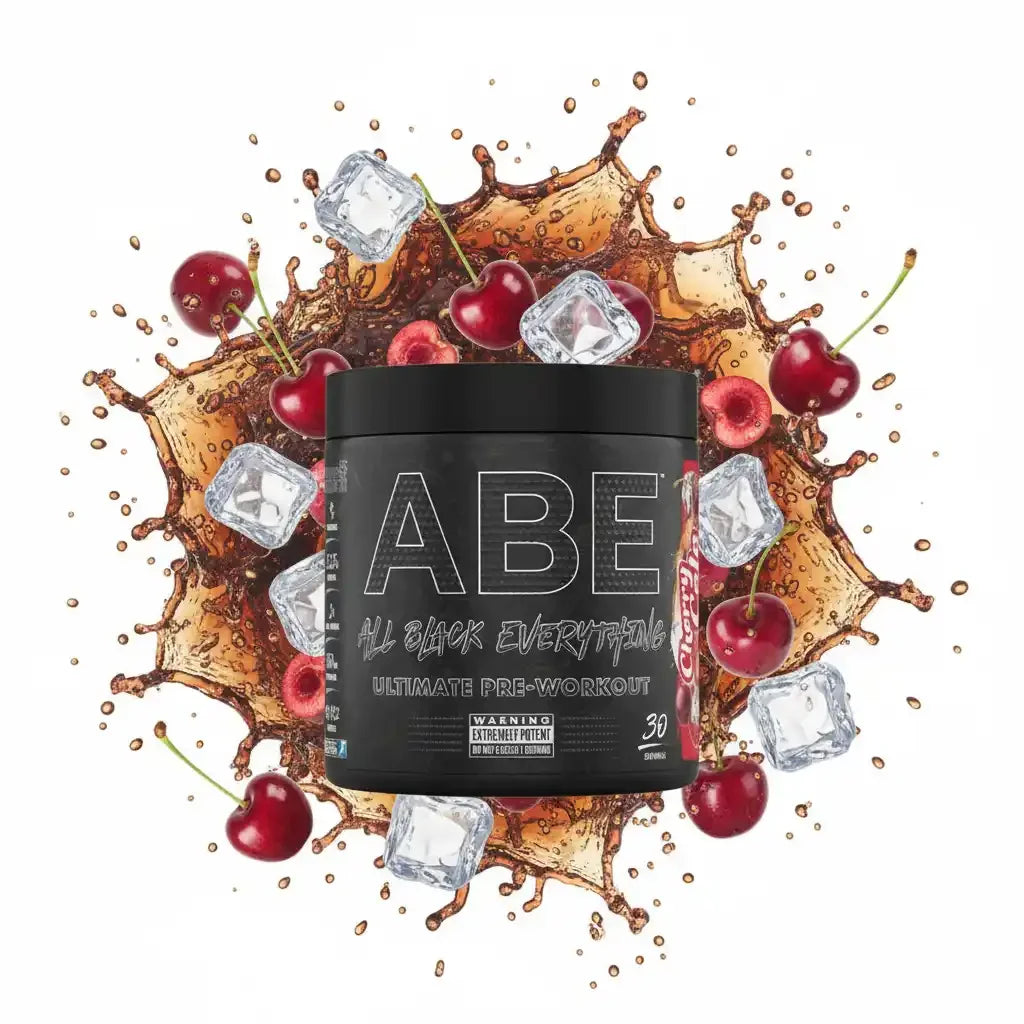 ABE Pre-Workout mit Kirschen und Eiswürfeln – Ultimate Trainingsbooster für Sportler