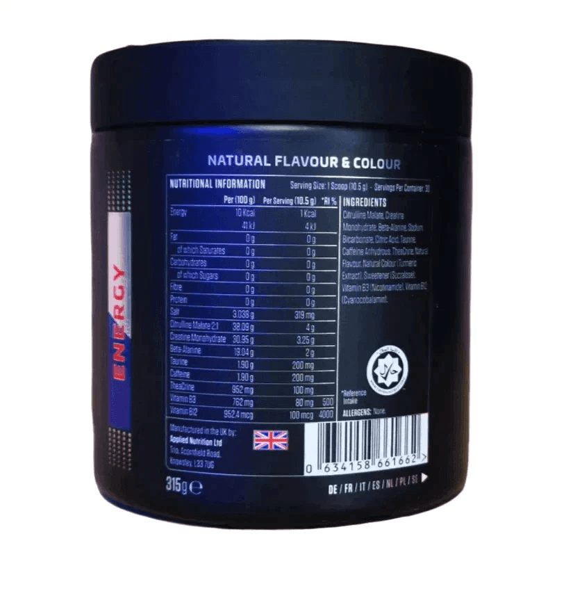 A.B.E. Ultimate Pre Workout Booster (315G) - Supplement Support