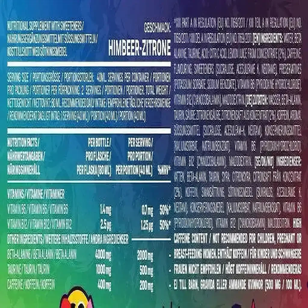 AK47 labs Pre Workout Booster SHOT, 12x80ML - Supplement Support