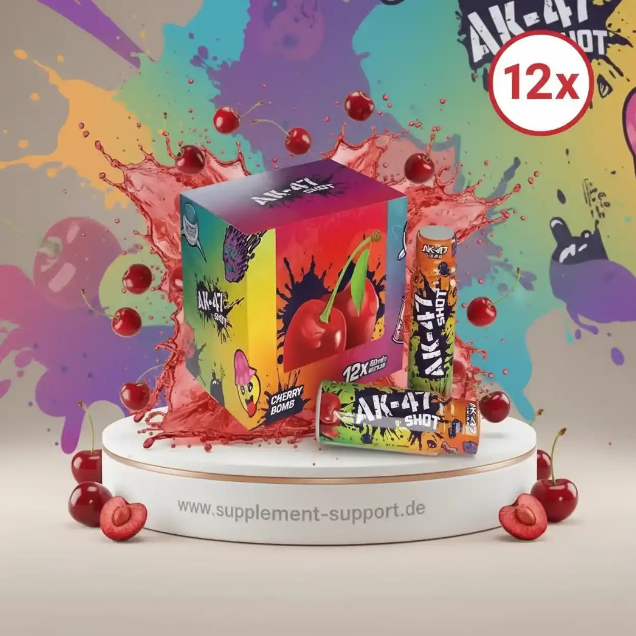 AK47 labs Pre Workout Booster SHOT, 12x80ML