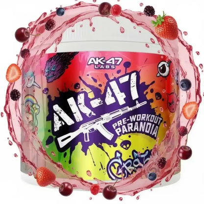 AK47 Pre Workout Booster Paranoia 240g - Supplement Support
