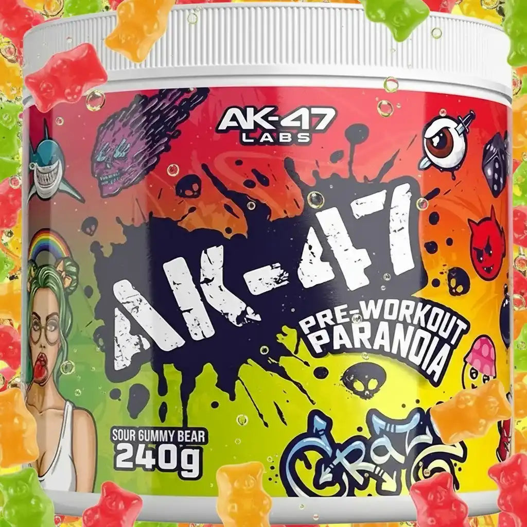 AK47 Pre Workout Booster Paranoia 240g - Supplement Support