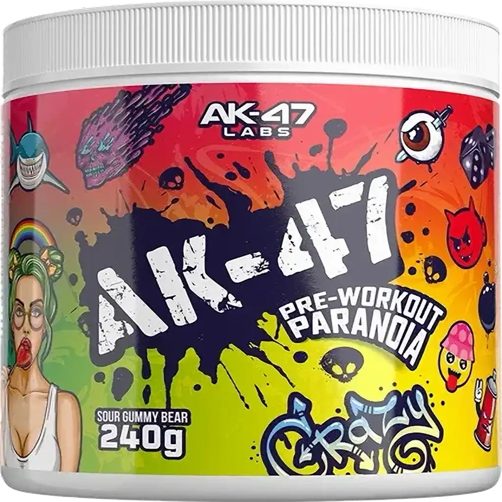 AK47 Pre Workout Booster Paranoia 240g - Supplement Support