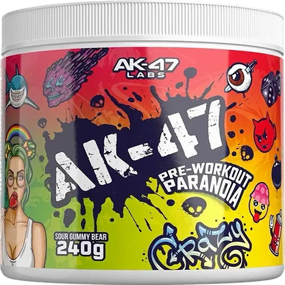 AK47 Pre Workout Booster Paranoia 240g - Supplement Support