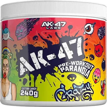 AK47 Pre Workout Booster Paranoia 240g - Supplement Support