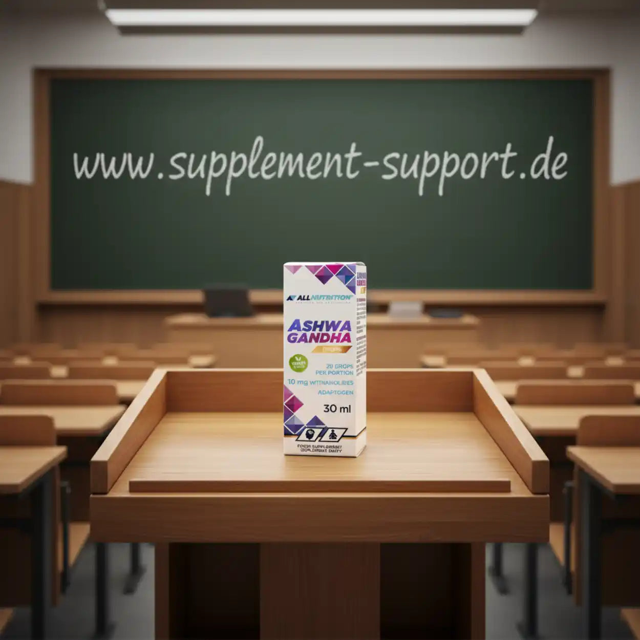 ALL NUTRITION Ashwagandha Tropfen 30ml - Supplement Support