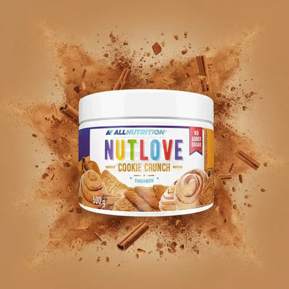 Nutlove Cookie Crunch Zimt, 500g, ohne Zuckerzusatz – Protein & Sportnahrung