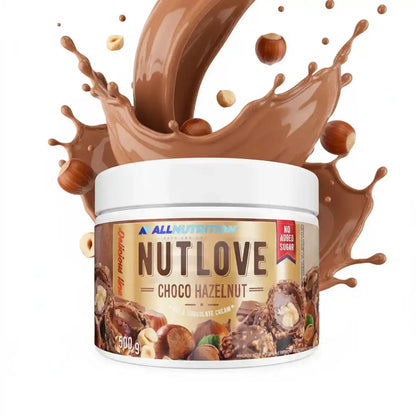 AllNutrition Nutlove Choco Hazelnut – Schokoladencreme ohne Zuckerzusatz, 500g