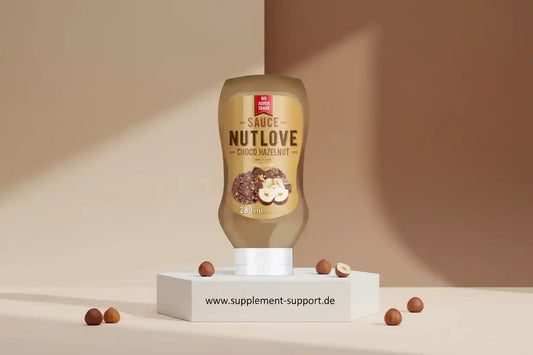 Nutlove Choco Hazelnut Sauce 280ml von Supplement Support, Haselnüsse, Sportnahrung