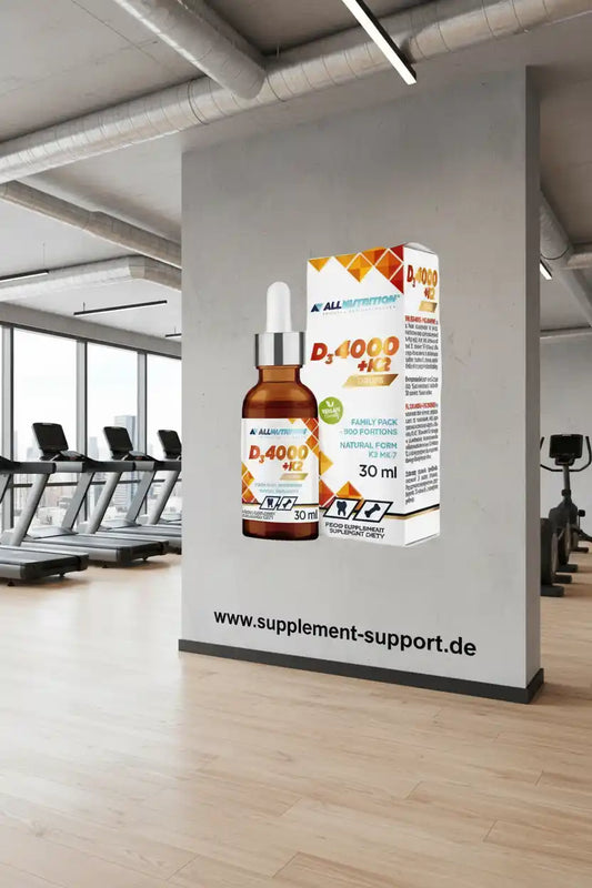 ALL NUTRITION® VITAMIN D3 4000 + K2 Tropfen 30ml - Supplement Support