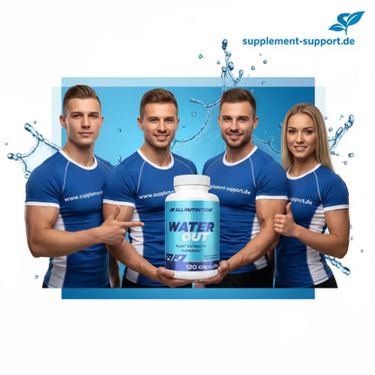 AllNutrition Water Out Kapseln – Sportler präsentieren Nahrungsergänzung mit Pflanzenextrakten und Bioperin