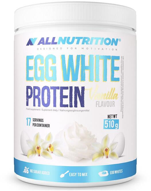 AllNutrition Eiweißpulver Vanille, 510g, Protein für Sportler, ohne Zucker, leicht mixbar