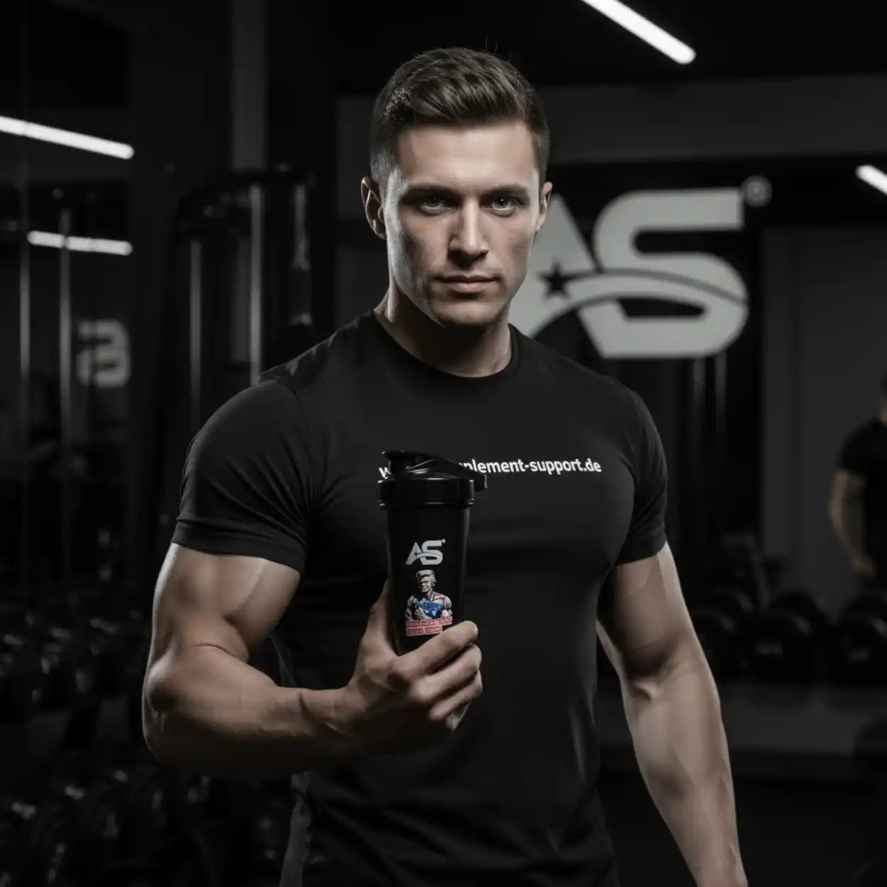American Supps Protein Shaker Donald Pump 800ml