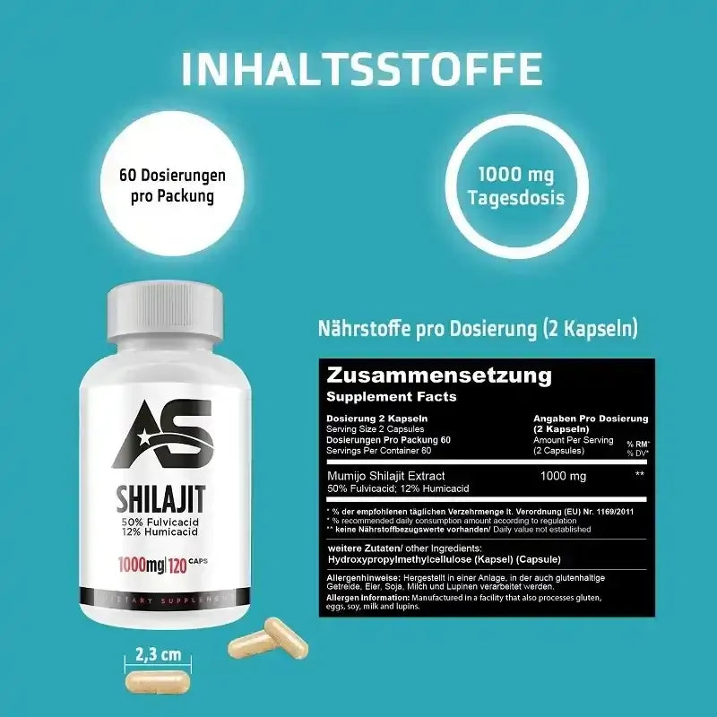 American Supps Shilajit 120 Kapseln - Supplement Support