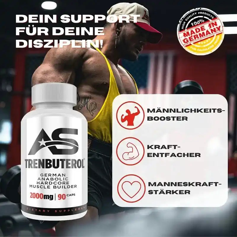 American Supps Trenbuterol Testo-Booster 90 Kapseln - Supplement Support