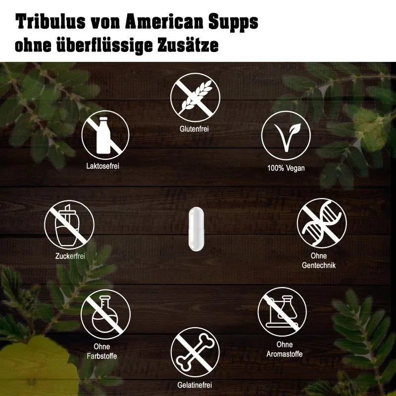 American Supps Tribulus Terrestris - 90 Kapseln - Supplement Support